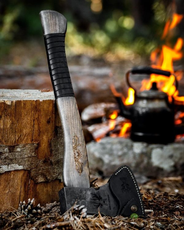 Megaton Vidar Axe Machete Camping Tourist Survival Tomahawk Tactical Hunting Outdoor Hand Tool Wood Meat Cutter Axes 3