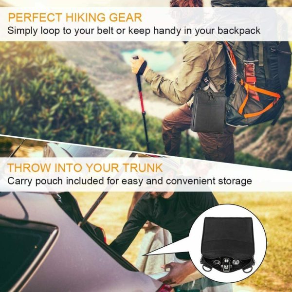 Folding Camping Ax Shovel Set Portable Multi-Function Tool Survival Kits Military Shovel Outdoor Ax With Tactical Waist Pack 5
