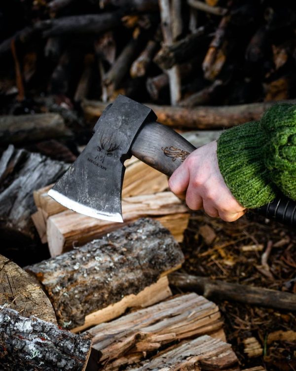 Megaton Vidar Axe Machete Camping Tourist Survival Tomahawk Tactical Hunting Outdoor Hand Tool Wood Meat Cutter Axes 4