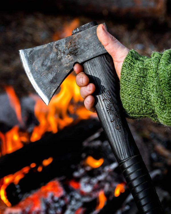 Megaton Vidar Axe Machete Camping Tourist Survival Tomahawk Tactical Hunting Outdoor Hand Tool Wood Meat Cutter Axes 5