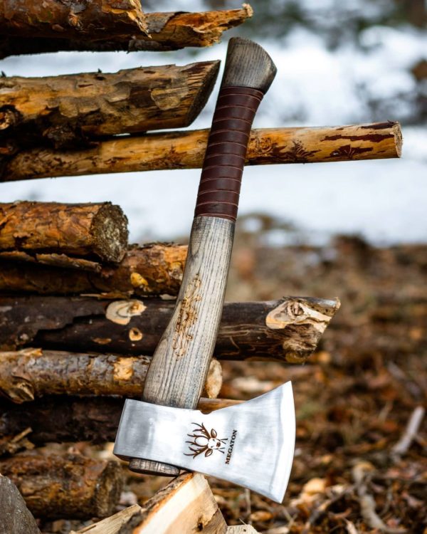 Megaton Vidar Axe Machete Camping Tourist Survival Tomahawk Tactical Hunting Outdoor Hand Tool Wood Meat Cutter Axes 6