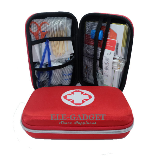 17 Items/93pcs Portable Travel First Aid Kits For Home Outdoor Sports Emergency Kit Emergency Medical EVA Bag Emergency Blanket 2