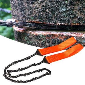 Portable Survival Chain Saw Chainsaws Camping Hiking Tool Pocket Hand Tool Pouch Outdoor Pocket Chain Saw Woodworking tools 1