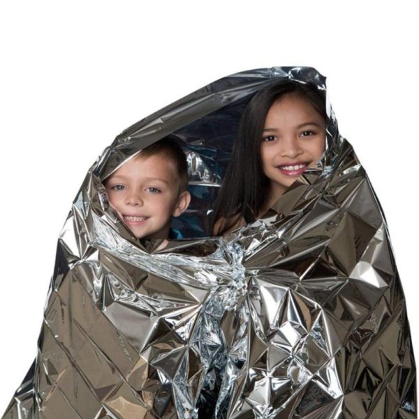 Emergent Blanket Lifesave Dry Outdoor First Aid Survive Thermal Warm Heat Rescue Mylar Kit Bushcraft Treatment Camp Space Foil 4